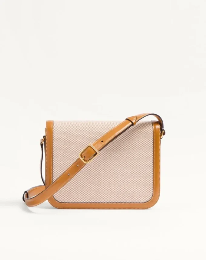 Valentino Garavani 9To5 Canvas Shoulder Bag