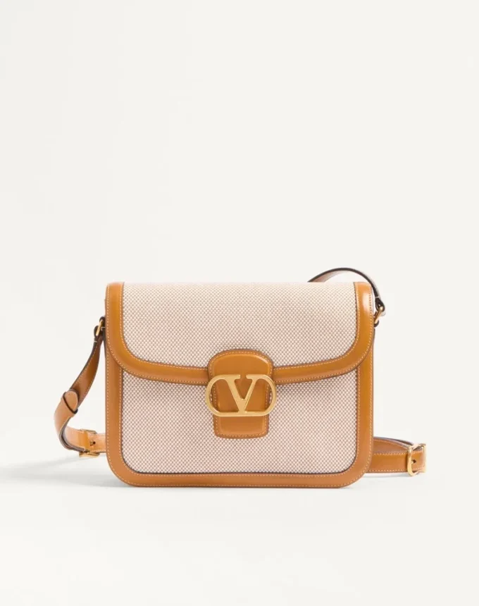 Valentino Garavani 9To5 Canvas Shoulder Bag