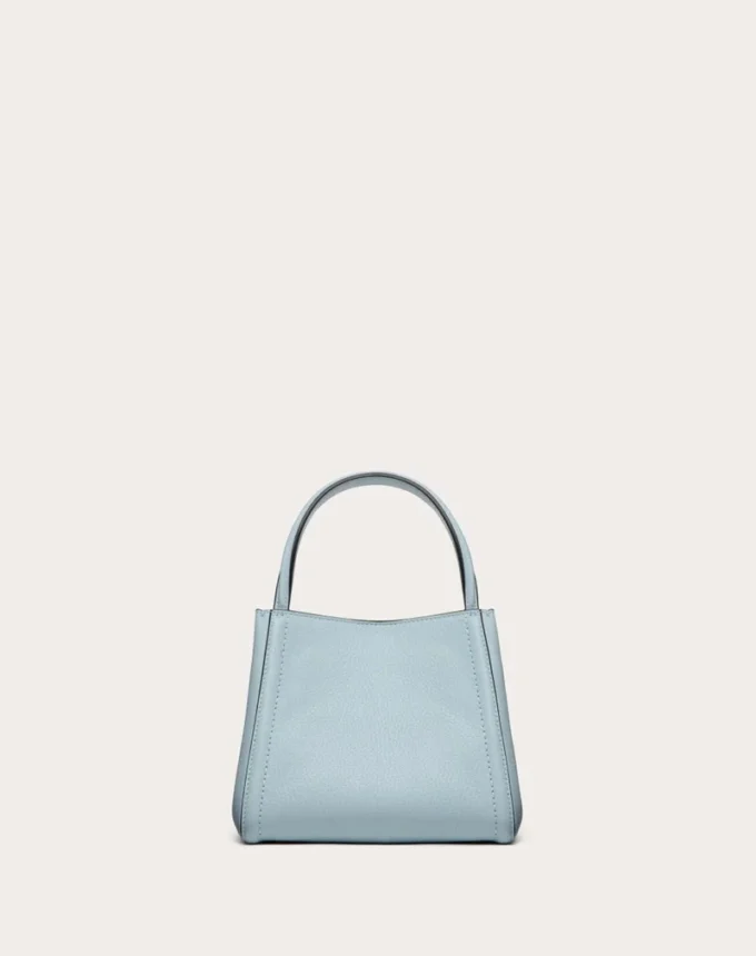 Valentino Garavani Alltime Small Handbag In Grainy Calfskin Valentino Garavani Alltime Small Handbag In Grainy Calfskin