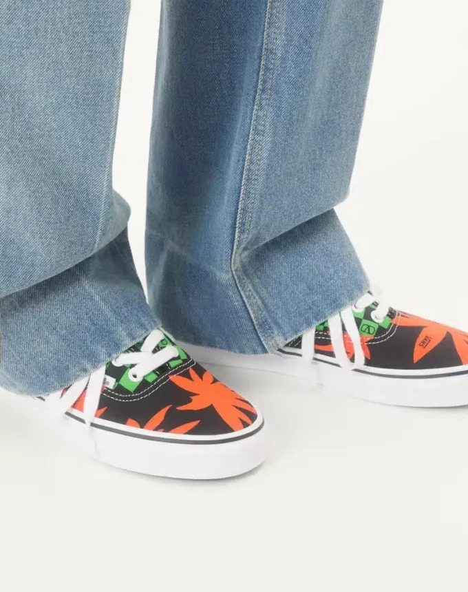 Valentino Garavani And Vans Low-Top Fabric Trainer With VLogo Checkerboard Print And Tropical Leaves Print Valentino Garavani And Vans Low-Top Fabric Trainer With VLogo Checkerboard Print And Tropical Leaves Print