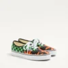 Valentino Garavani And Vans Low-Top Fabric Trainer With VLogo Checkerboard Print And Tropical Leaves Print Valentino Garavani And Vans Low-Top Fabric Trainer With VLogo Checkerboard Print And Tropical Leaves Print