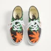 Valentino Garavani And Vans Low-Top Fabric Trainer With VLogo Checkerboard Print And Tropical Leaves Print Valentino Garavani And Vans Low-Top Fabric Trainer With VLogo Checkerboard Print And Tropical Leaves Print