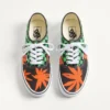 Valentino Garavani And Vans Low-Top Fabric Trainer With VLogo Checkerboard Print And Tropical Leaves Print