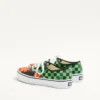 Valentino Garavani And Vans Low-Top Fabric Trainer With VLogo Checkerboard Print And Tropical Leaves Print Valentino Garavani And Vans Low-Top Fabric Trainer With VLogo Checkerboard Print And Tropical Leaves Print