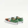Valentino Garavani And Vans Low-Top Fabric Trainer With VLogo Checkerboard Print And Tropical Leaves Print
