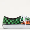 Valentino Garavani And Vans Low-Top Fabric Trainer With VLogo Checkerboard Print And Tropical Leaves Print