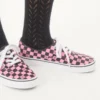 Valentino Garavani And Vans Low-Top Trainer In Fabric With VLogo Checkerboard Print