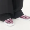 Valentino Garavani And Vans Low-Top Trainer In Fabric With VLogo Checkerboard Print