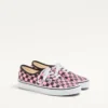 Valentino Garavani And Vans Low-Top Trainer In Fabric With VLogo Checkerboard Print