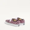 Valentino Garavani And Vans Low-Top Trainer In Fabric With VLogo Checkerboard Print