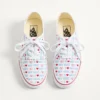 Valentino Garavani And Vans Low-Top Trainer In Valentino Vans Love Print Fabric