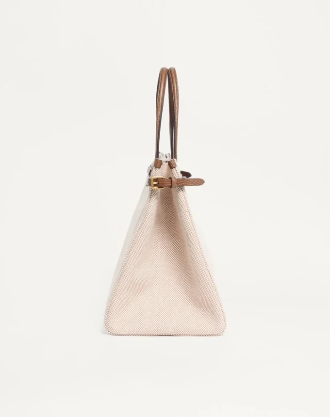 Valentino Garavani Antibes Medium Canvas Shopping Bag