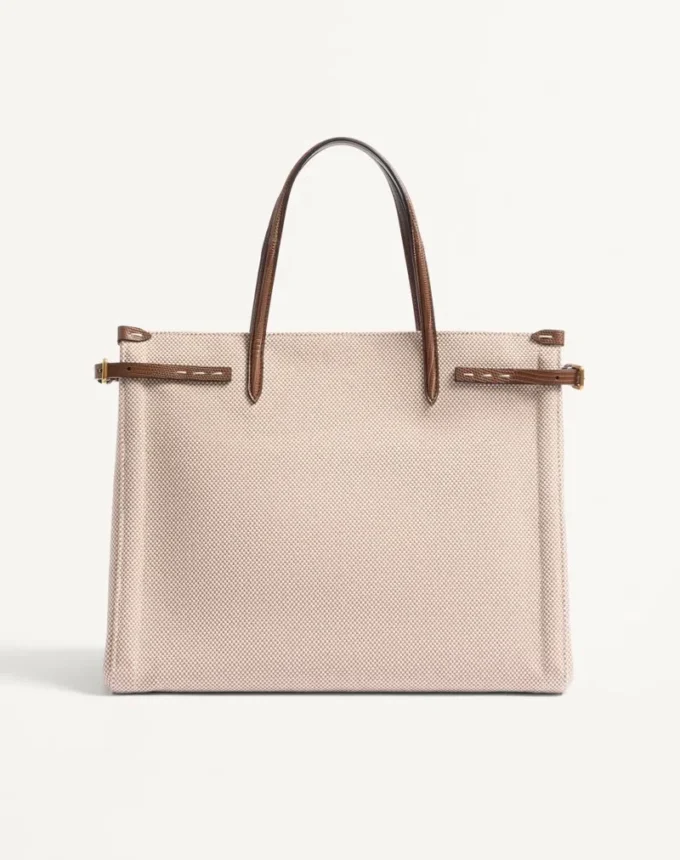 Valentino Garavani Antibes Medium Canvas Shopping Bag