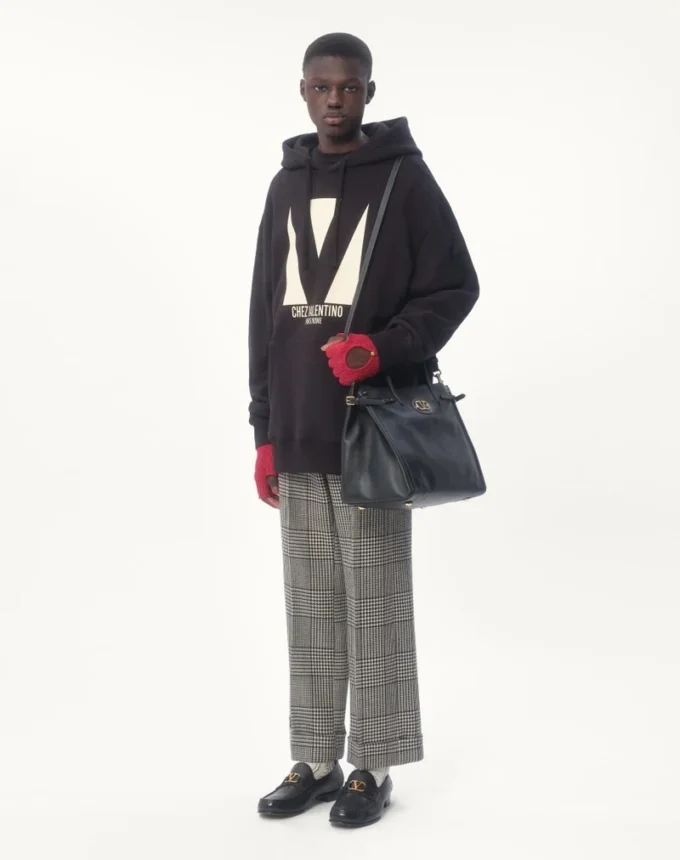 Valentino Garavani Antibes Medium Leather Shopping Bag