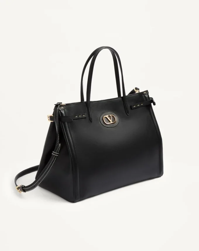 Valentino Garavani Antibes Medium Leather Shopping Bag