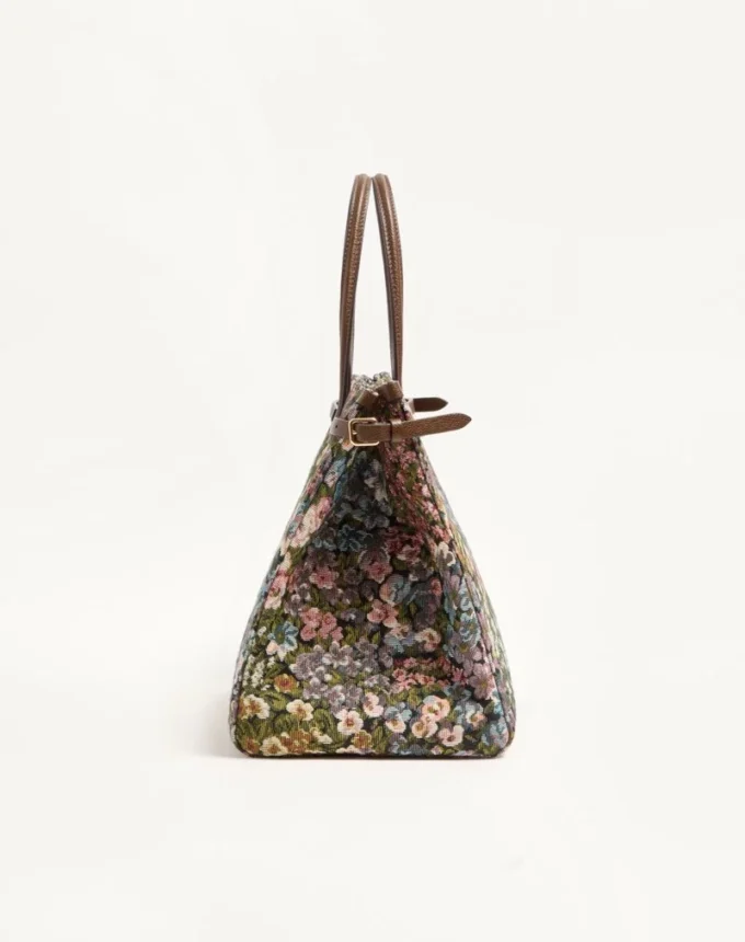 Valentino Garavani Antibes medium shopping bag in Apres L’Hiver jacquard fabric