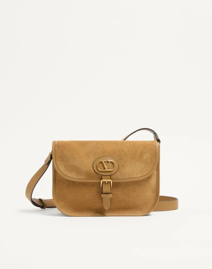 Valentino Garavani Antibes Suede Shoulder Bag