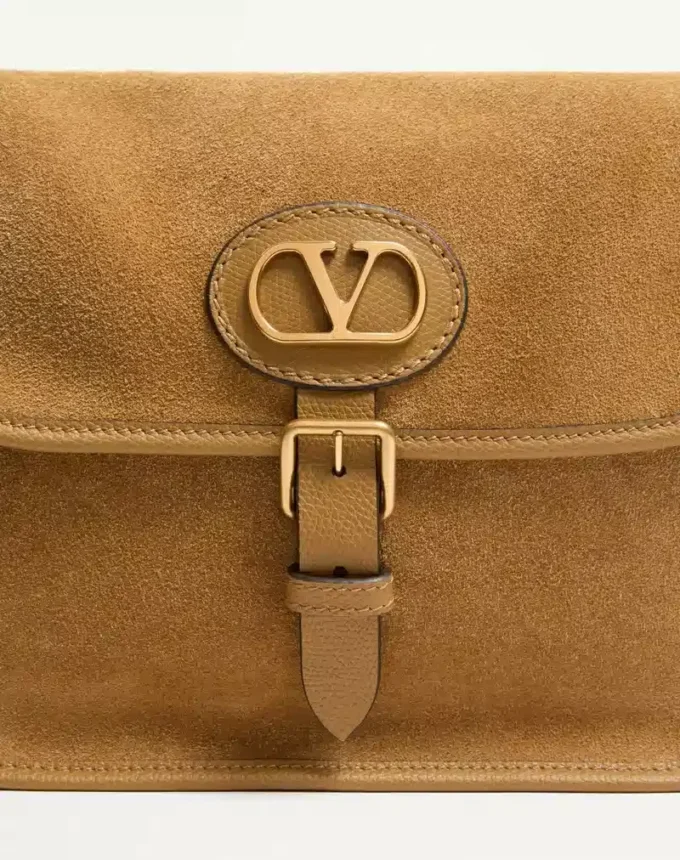 Valentino Garavani Antibes Suede Shoulder Bag