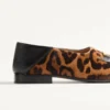 Valentino Garavani Babouche Haircalf Loafers With Fauve Eclat Print