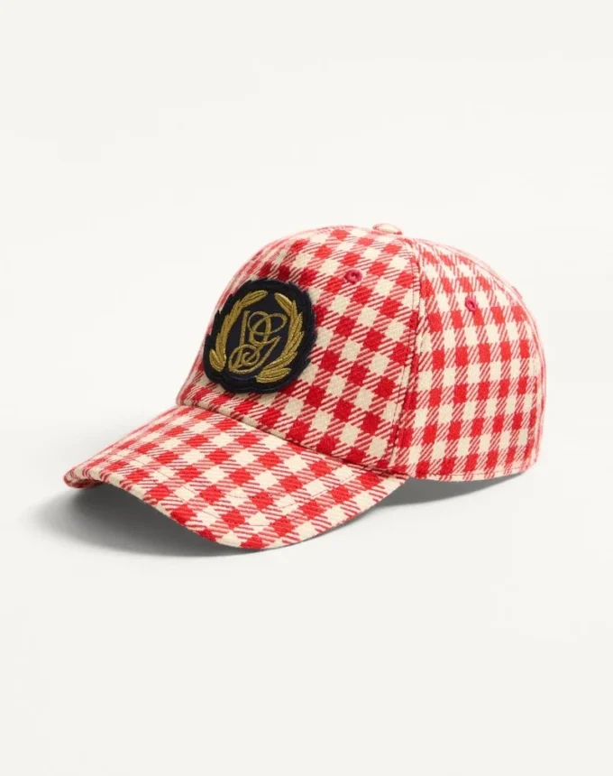 Valentino Garavani Baseball Cap In Cotton And Wool With Patch