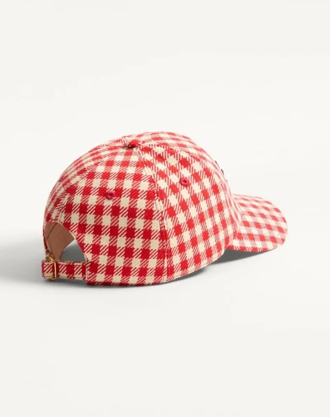 Valentino Garavani Baseball Cap In Cotton And Wool With Patch