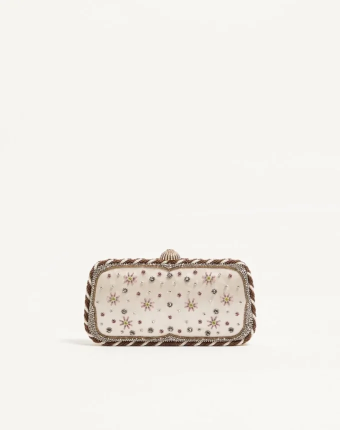 Valentino Garavani Carry Secrets Embroidered Minaudiere Valentino Garavani Carry Secrets Embroidered Minaudiere
