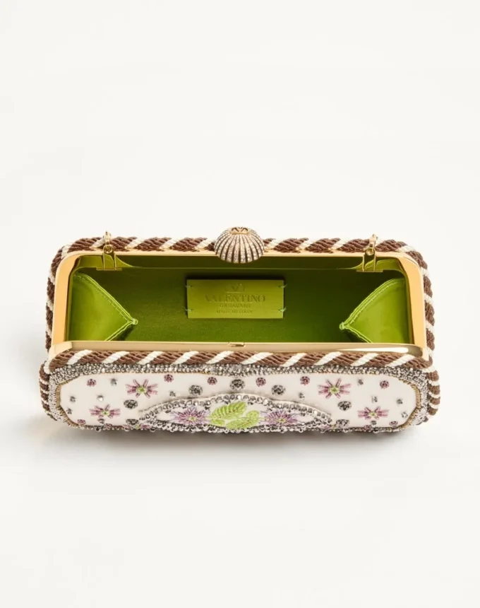 Valentino Garavani Carry Secrets Embroidered Minaudiere Valentino Garavani Carry Secrets Embroidered Minaudiere