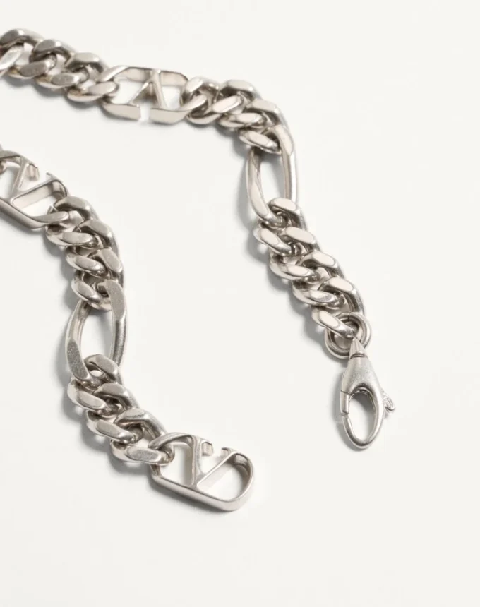 Valentino Garavani Chez Valentino Bracelet In Metal, Enamel, And Swarovski® Rhinestones Valentino Garavani Chez Valentino Bracelet In Metal, Enamel, And Swarovski® Rhinestones