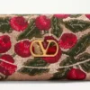 Valentino Garavani DeVain Embroidered Small Shoulder Bag