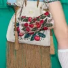 Valentino Garavani DeVain Embroidered Small Shoulder Bag