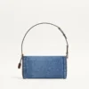 Valentino Garavani DeVain Small Denim Shoulder Bag Valentino Garavani DeVain Small Denim Shoulder Bag
