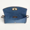 Valentino Garavani DeVain Small Denim Shoulder Bag Valentino Garavani DeVain Small Denim Shoulder Bag