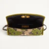 Valentino Garavani DeVain Small Shoulder Bag in Jacquard Lurex Fabric