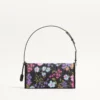 Valentino Garavani DeVain Small Shoulder Bag in Moiré Papier Floral Fabric