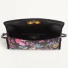 Valentino Garavani DeVain Small Shoulder Bag in Moiré Papier Floral Fabric