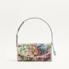 Valentino Garavani DeVain Small Shoulder Bag In Voyage Imaginaire Jacquard Fabric