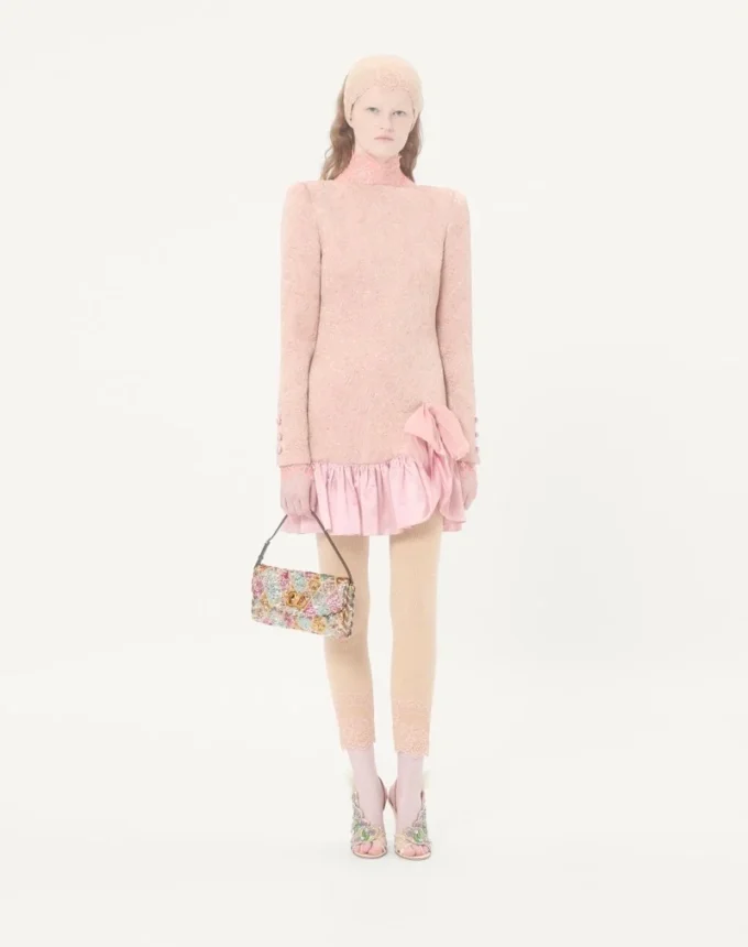 Valentino Garavani DeVain Small Shoulder Bag With Rhombelle Embroidery. Valentino Garavani DeVain Small Shoulder Bag With Rhombelle Embroidery.