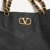 Valentino Garavani Laseine Shopping Bag In Nappa Leather With A Chevron Pattern