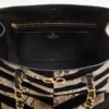 Valentino Garavani Laseine Shopping Bag In Python And Chevron-Patterned Suede