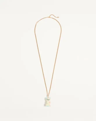 Valentino Garavani Le Chat De La Maison Necklace In Nylon And Metal