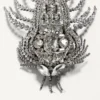 Valentino Garavani Les Glaces Brooch In Metal, Fabric And Crystals