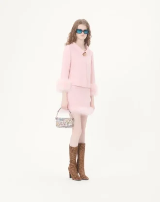 Valentino Garavani Locò Small Embroidered Shoulder Bag With Jewel Logo