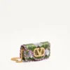 Valentino Garavani Locò Small Embroidered Shoulder Bag With Jewel Logo