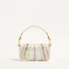Valentino Garavani Locò Small Embroidered Shoulder Bag With Jewel Logo