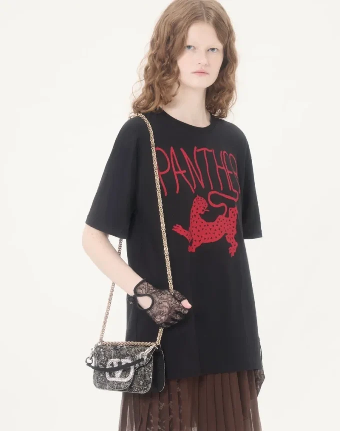 Valentino Garavani Locò Small Embroidered Shoulder Bag With Jewel Logo