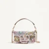 Valentino Garavani Locò Small Embroidered Shoulder Bag With Jewel Logo