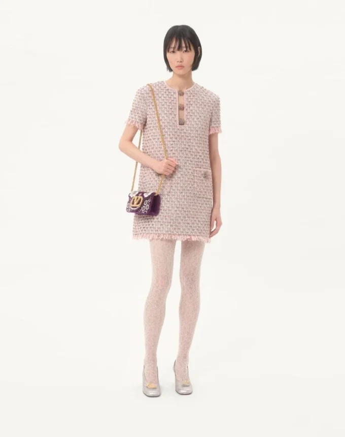 Valentino Garavani Locò Small Shoulder Bag Embroidered With Jewel Logo