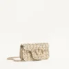 Valentino Garavani Locò Small Shoulder Bag Embroidered With Jewel Logo