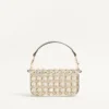 Valentino Garavani Locò Small Shoulder Bag Embroidered With Jewel Logo