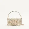 Valentino Garavani Locò Small Shoulder Bag Embroidered With Jewel Logo